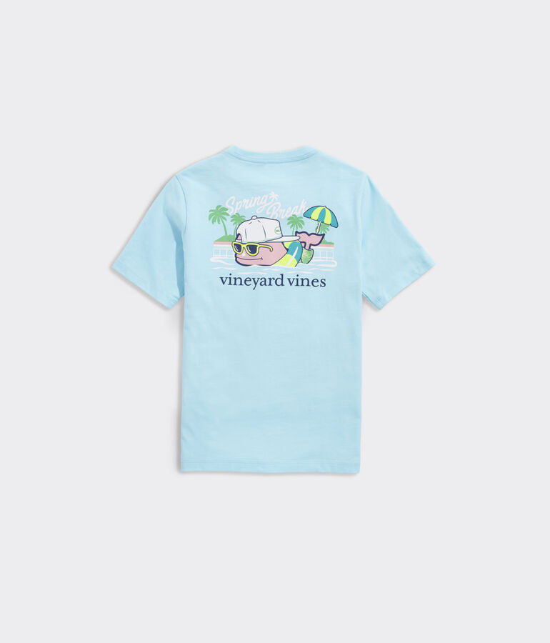 Boys' Spring Break Whale Short-Sleeve Pocket Tee