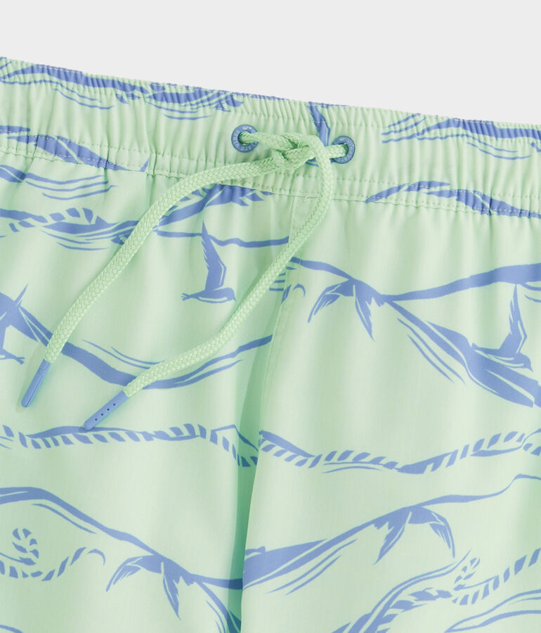 7 Inch Printed Chappy Trunks