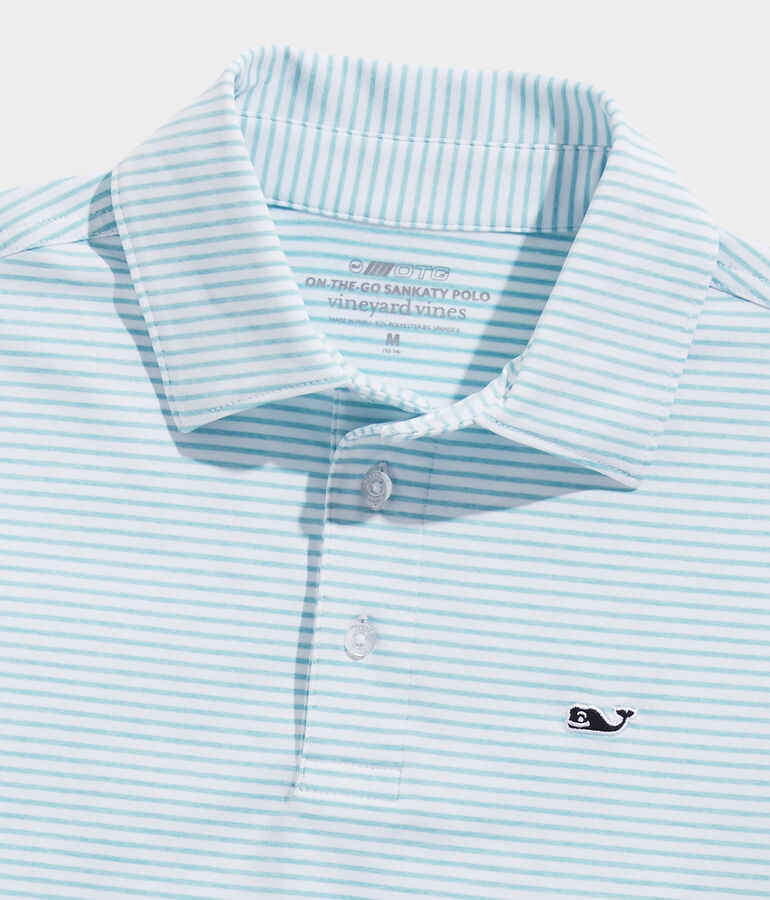 Boys' Bradley Stripe Sankaty Performance Polo