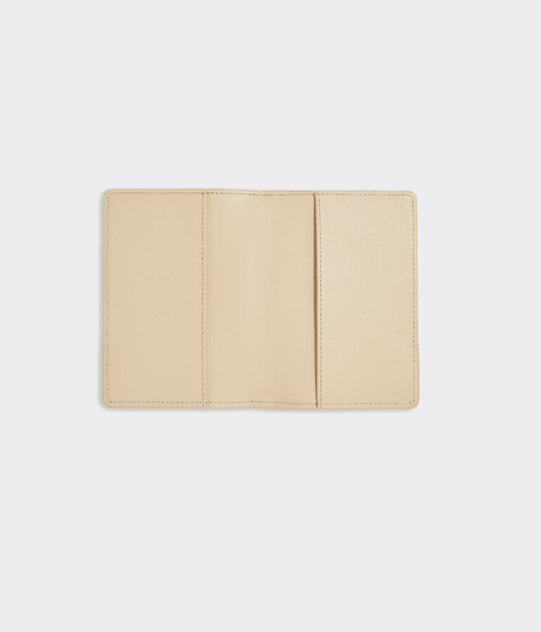Textured Canvas Passport Holder