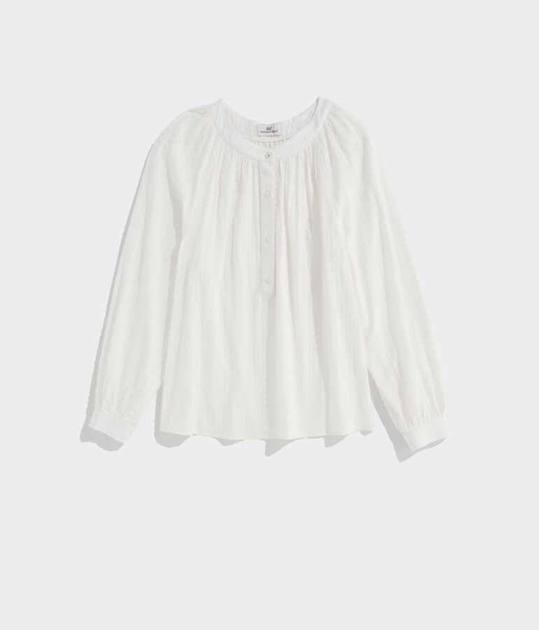 Textured Button Front Popover