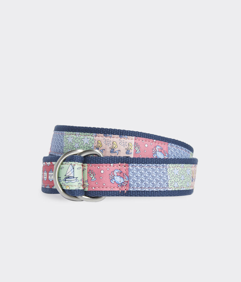 Patchwork D-Ring Belt
