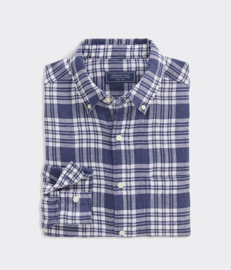 Island Twill Plaid Shirt