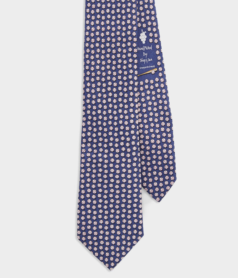 Boys' Micro Baseballs Printed Tie