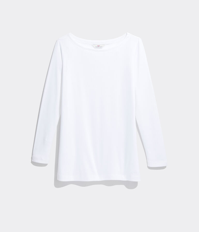 Boatneck Simple Tee
