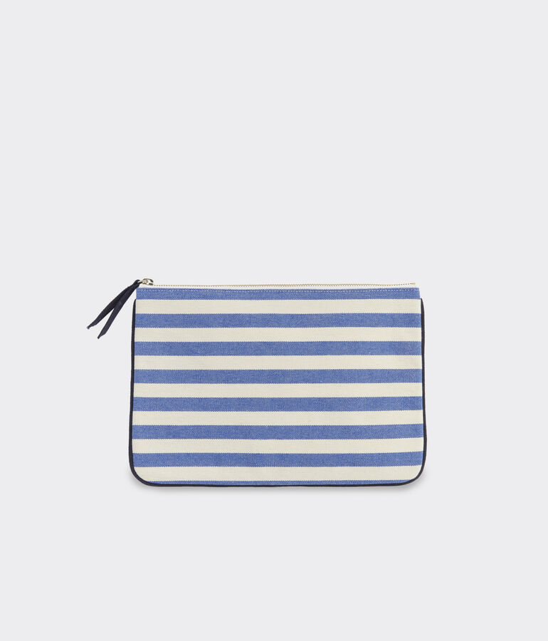Block Striped Pouch