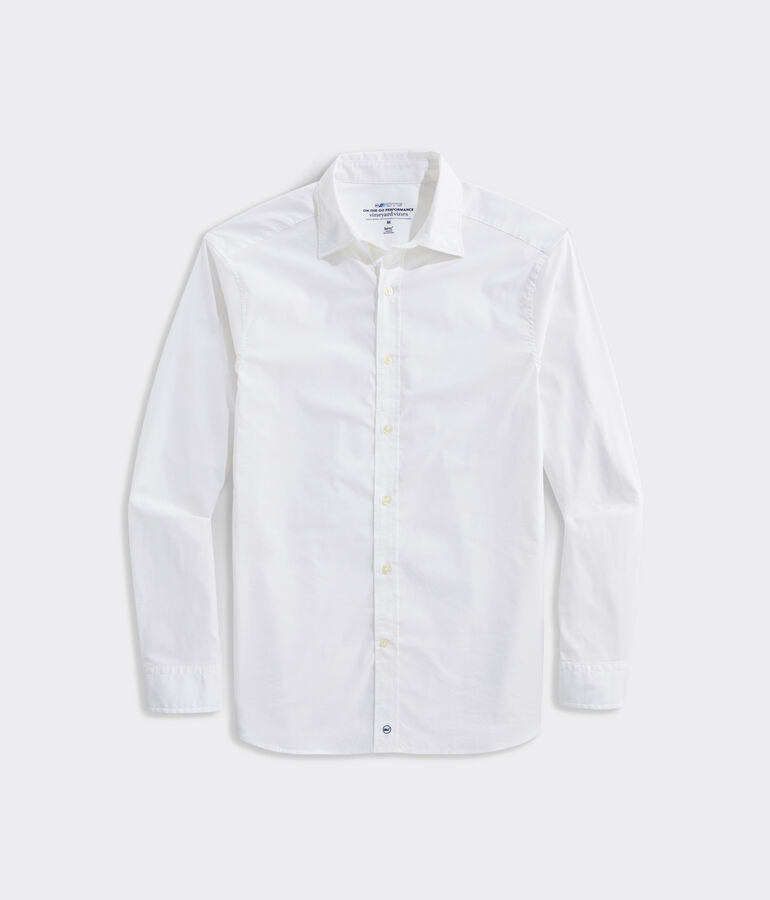 On-The-Go brrr Spread Collar Solid Shirt
