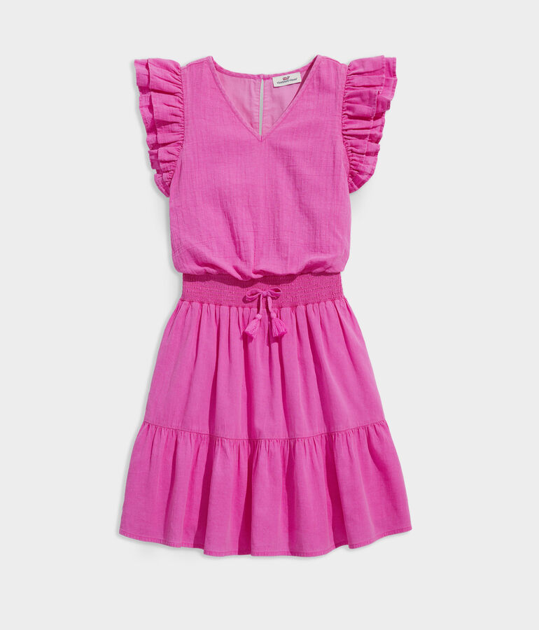 Girls' Smocked Waist Dress