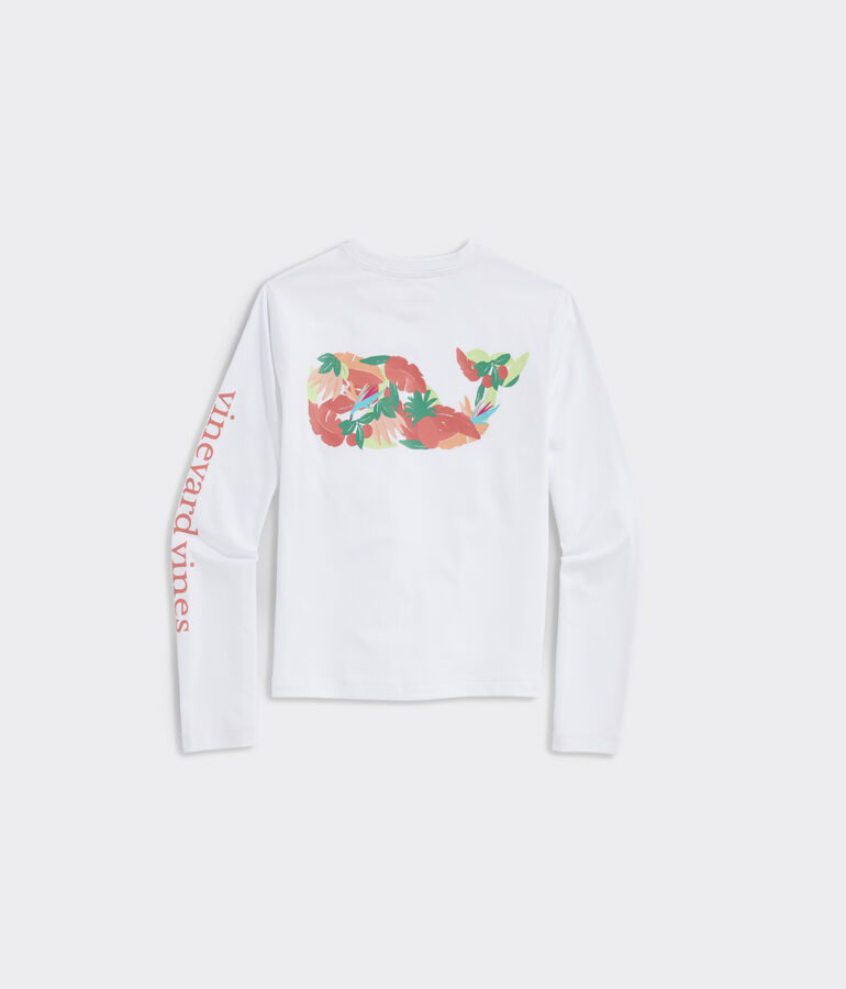 Girls' La Palmeraie Whale Long-Sleeve Swim Shirt