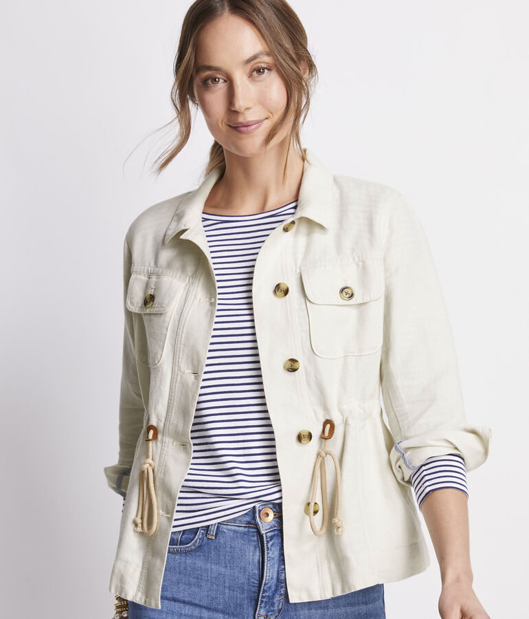 Linen Utility Jacket