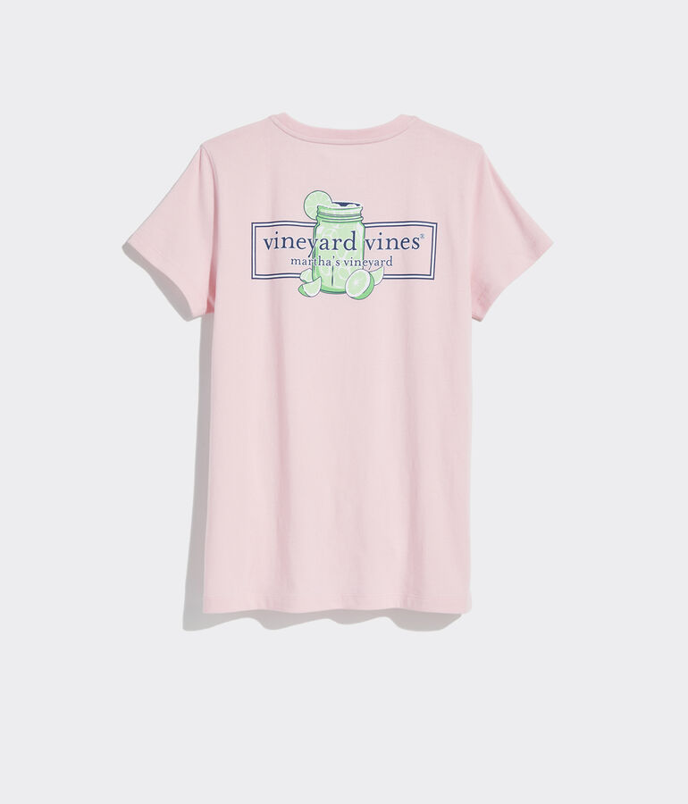 Classic Margarita Logo Box Short-Sleeve Pocket Tee