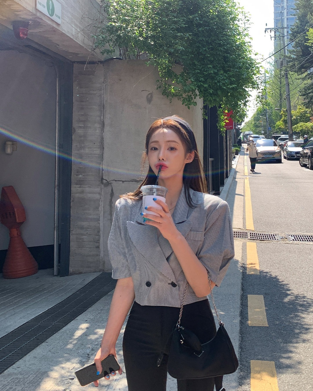 cropped short sleeve jacket