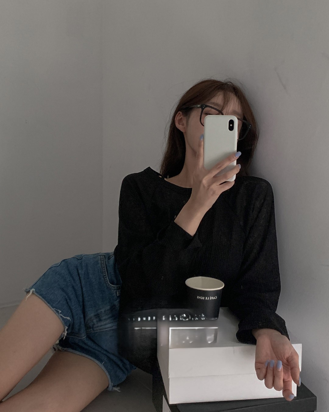 linen see-through t-shir