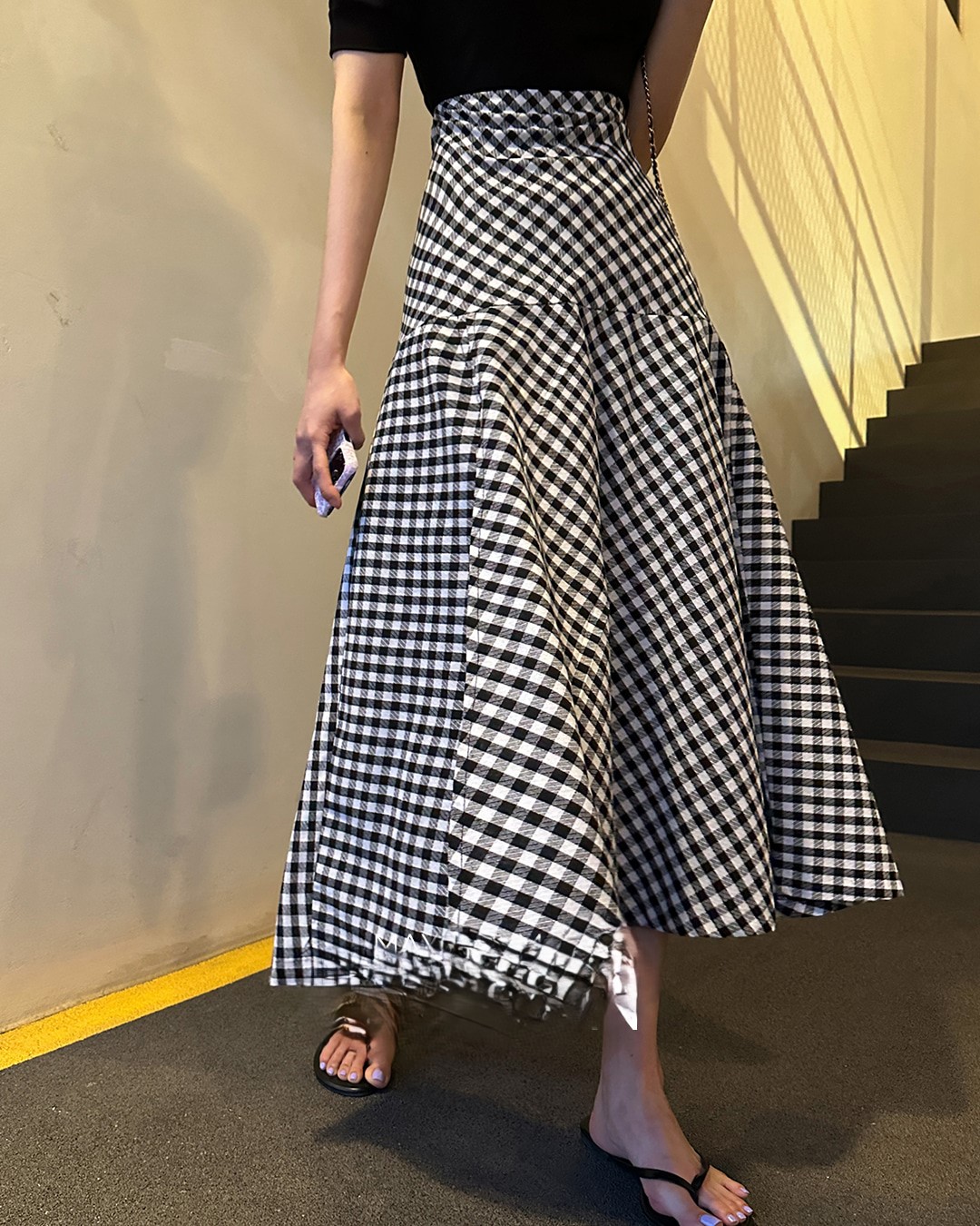 [Special Offer]Front Slit Long Skirt