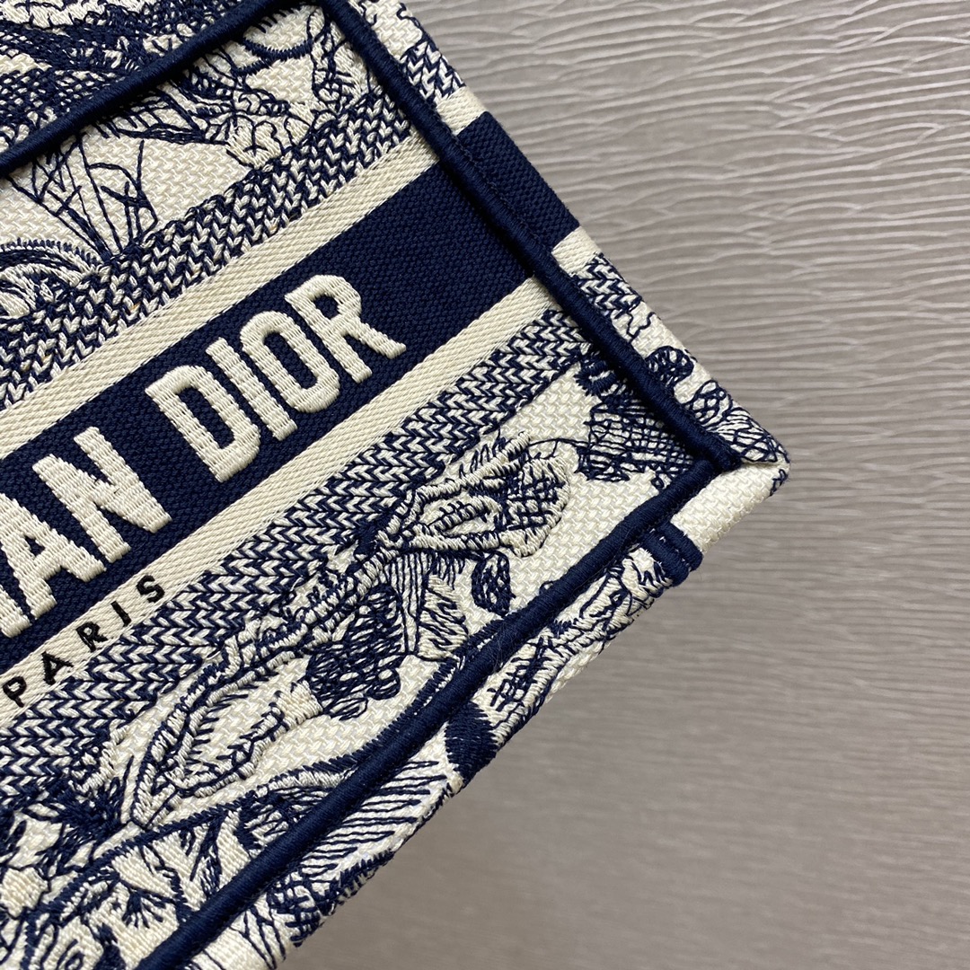 Minitote Tote tiger embroidery series