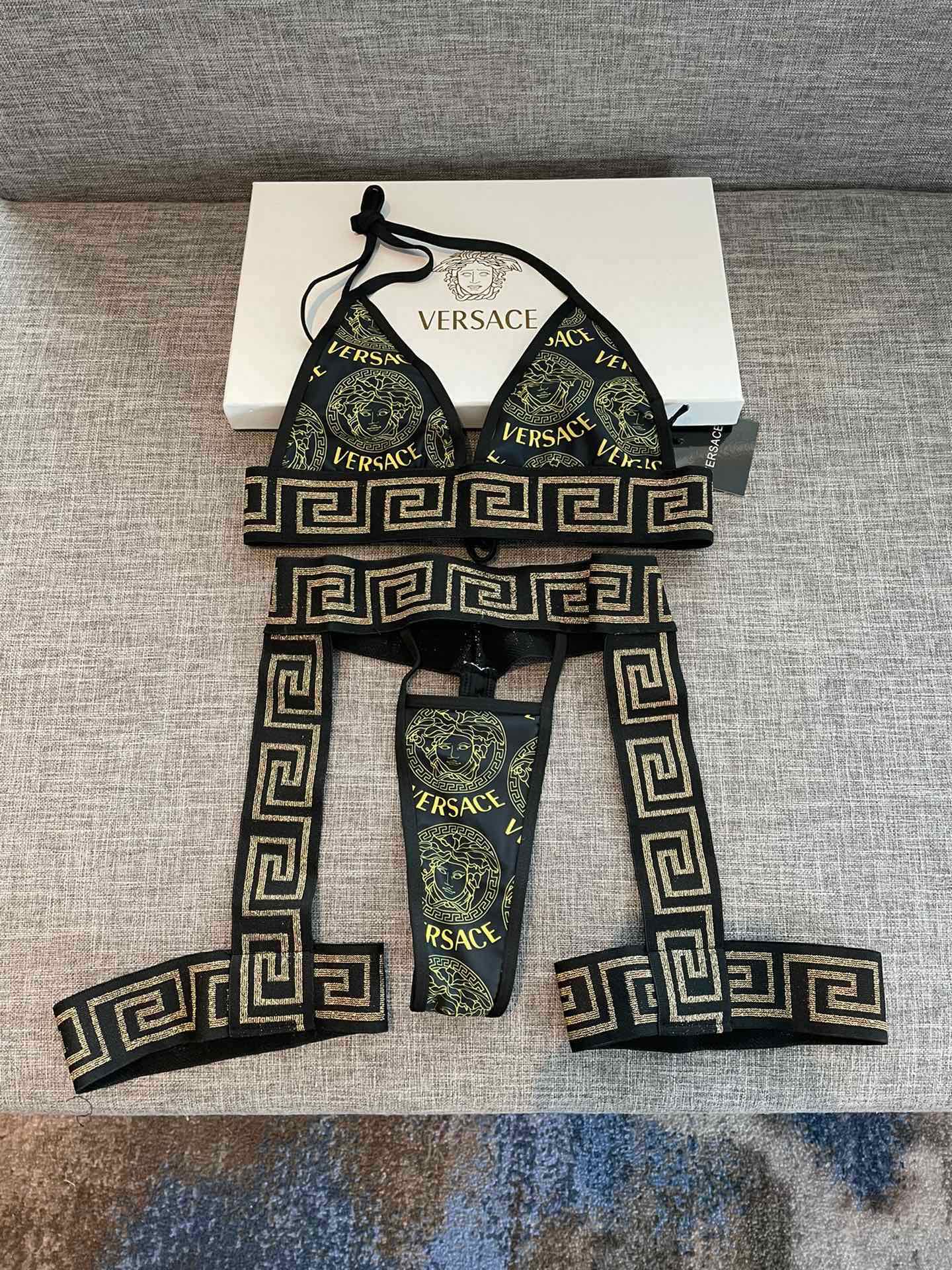 Versace two piece swimsuit