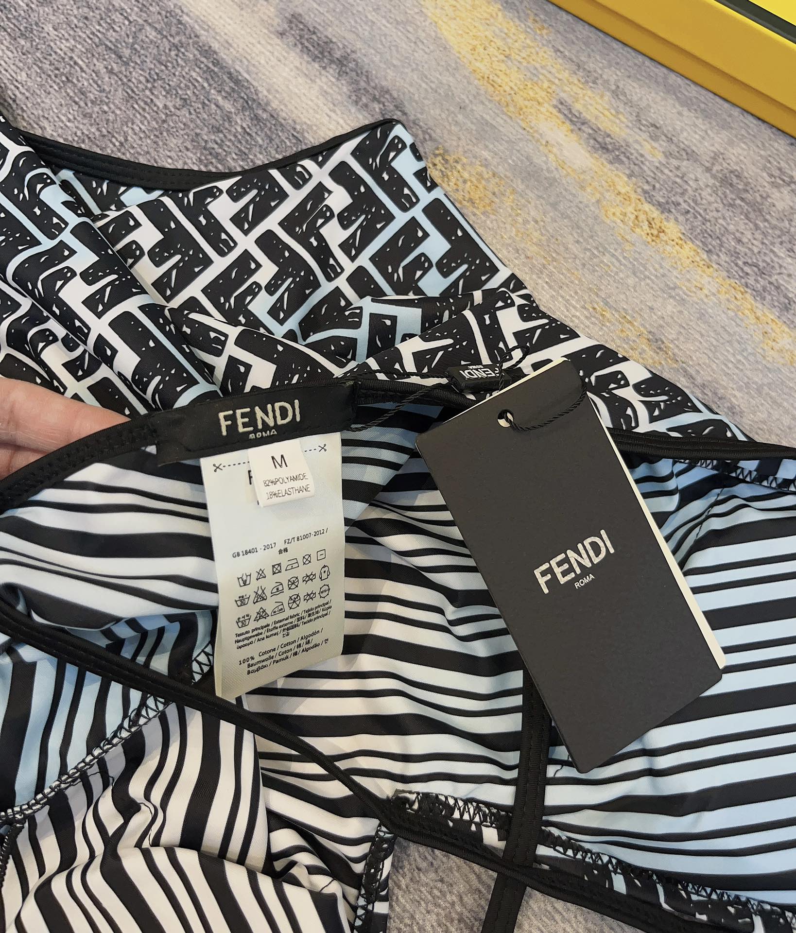 Fendi women's new one-piece bikini