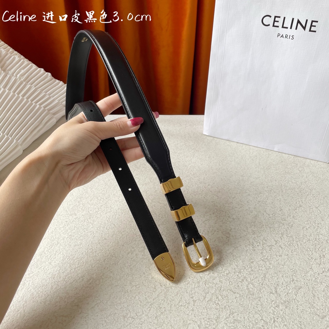 CELINE new pin buckle women's belt