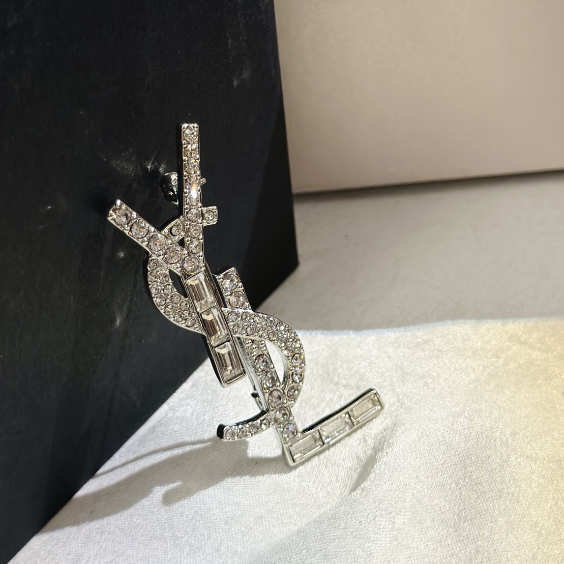 Saint Laurent YSL brooch