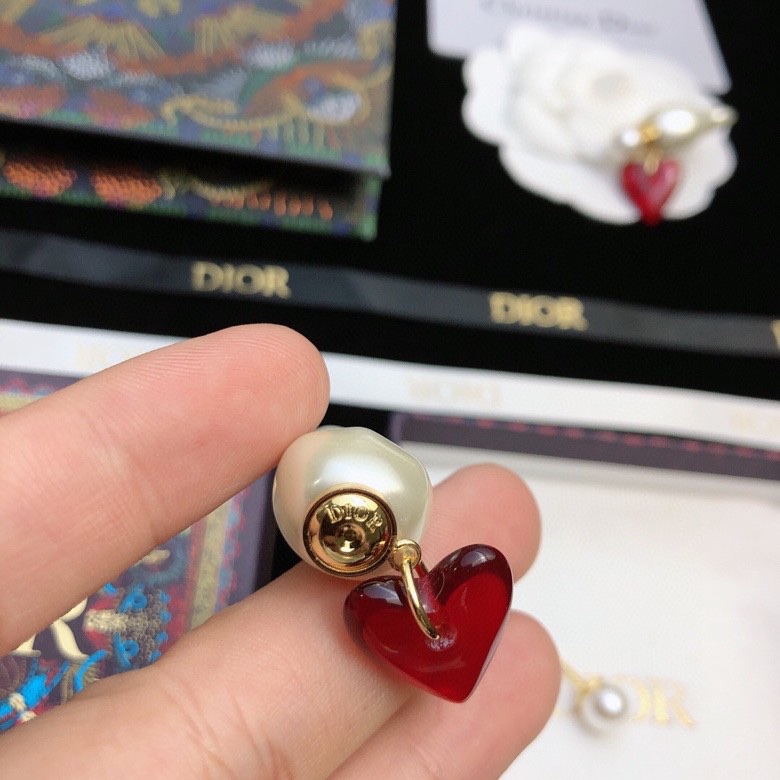 Dior stud earrings