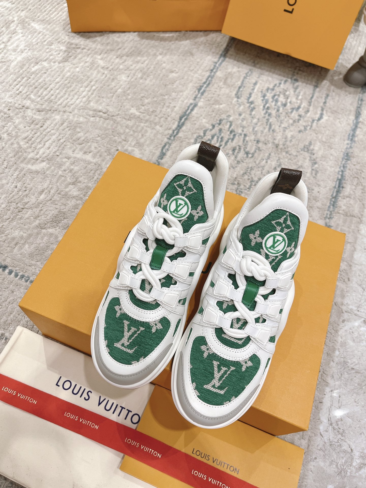 Louis Vuitton Archlight Donkey Brand Louis Vuitton Casual Sports Dad Shoes