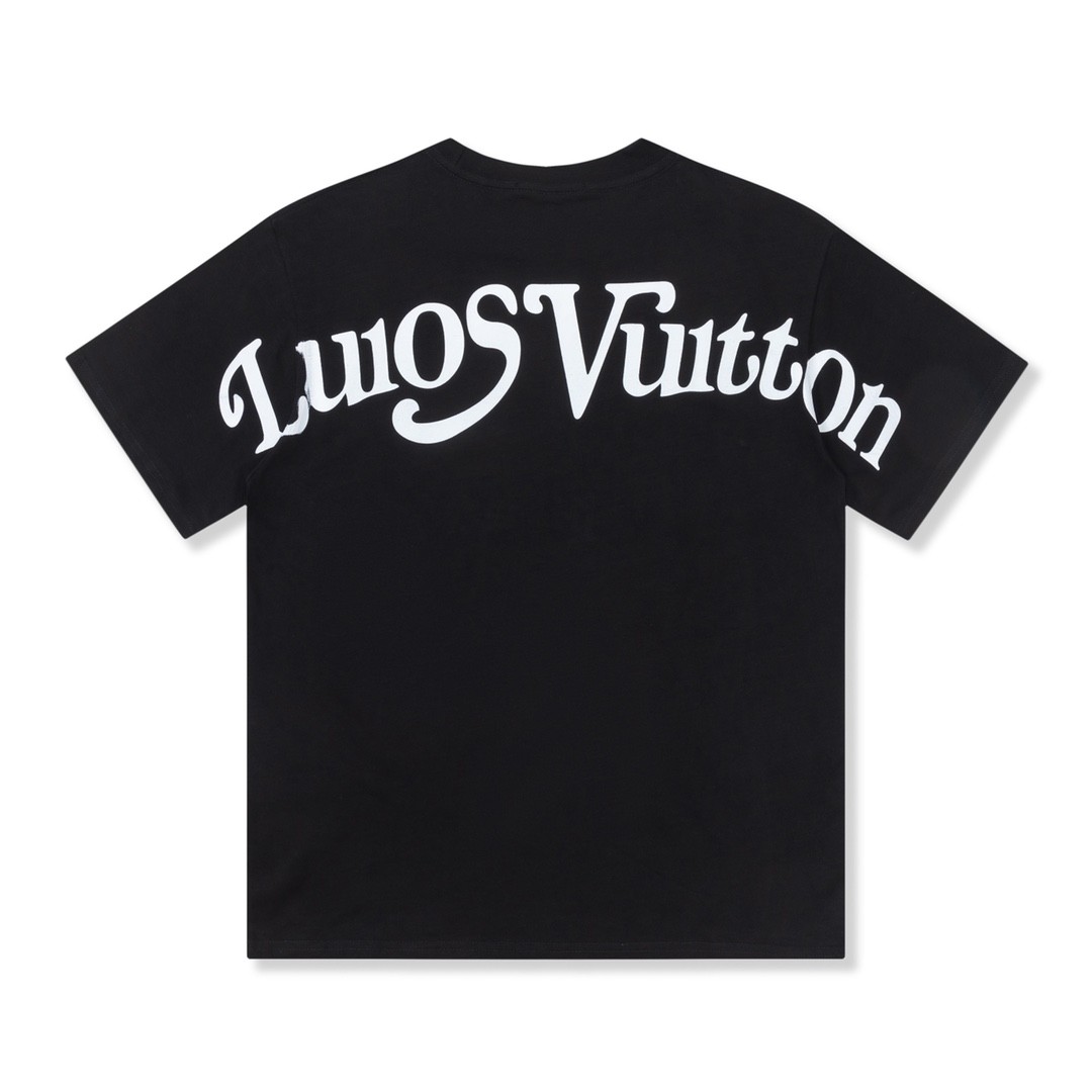 Louis Vuitton 23SS lettered gold classic T-shirt