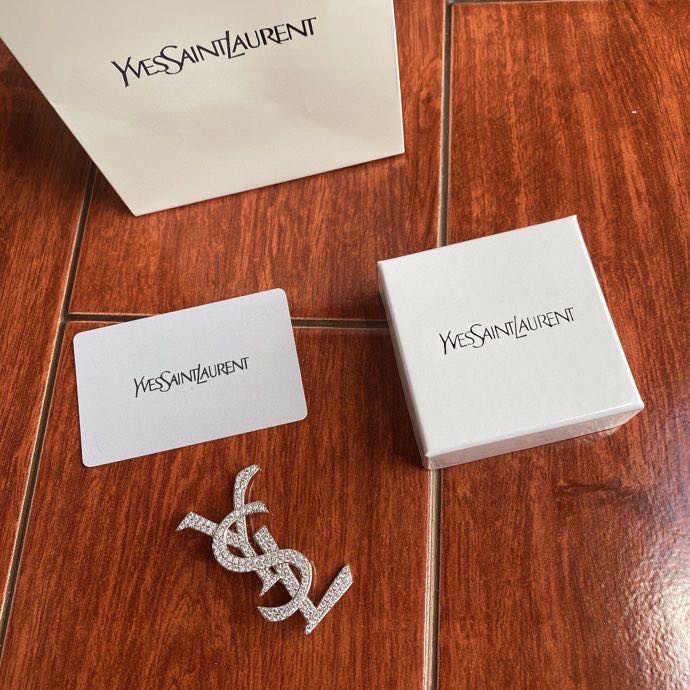 Saint Laurent YSL brooch