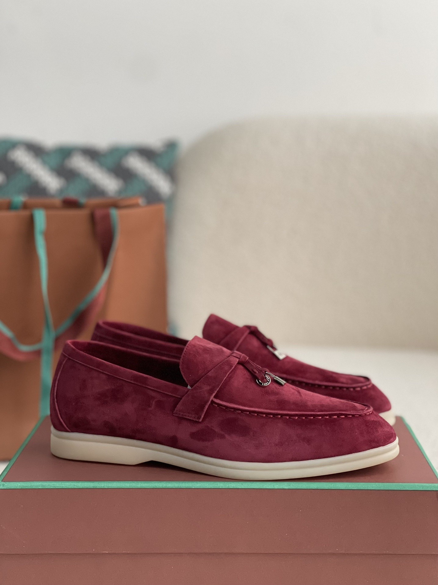 Loro Piana Summer Charms Walk Moccasin Shoes