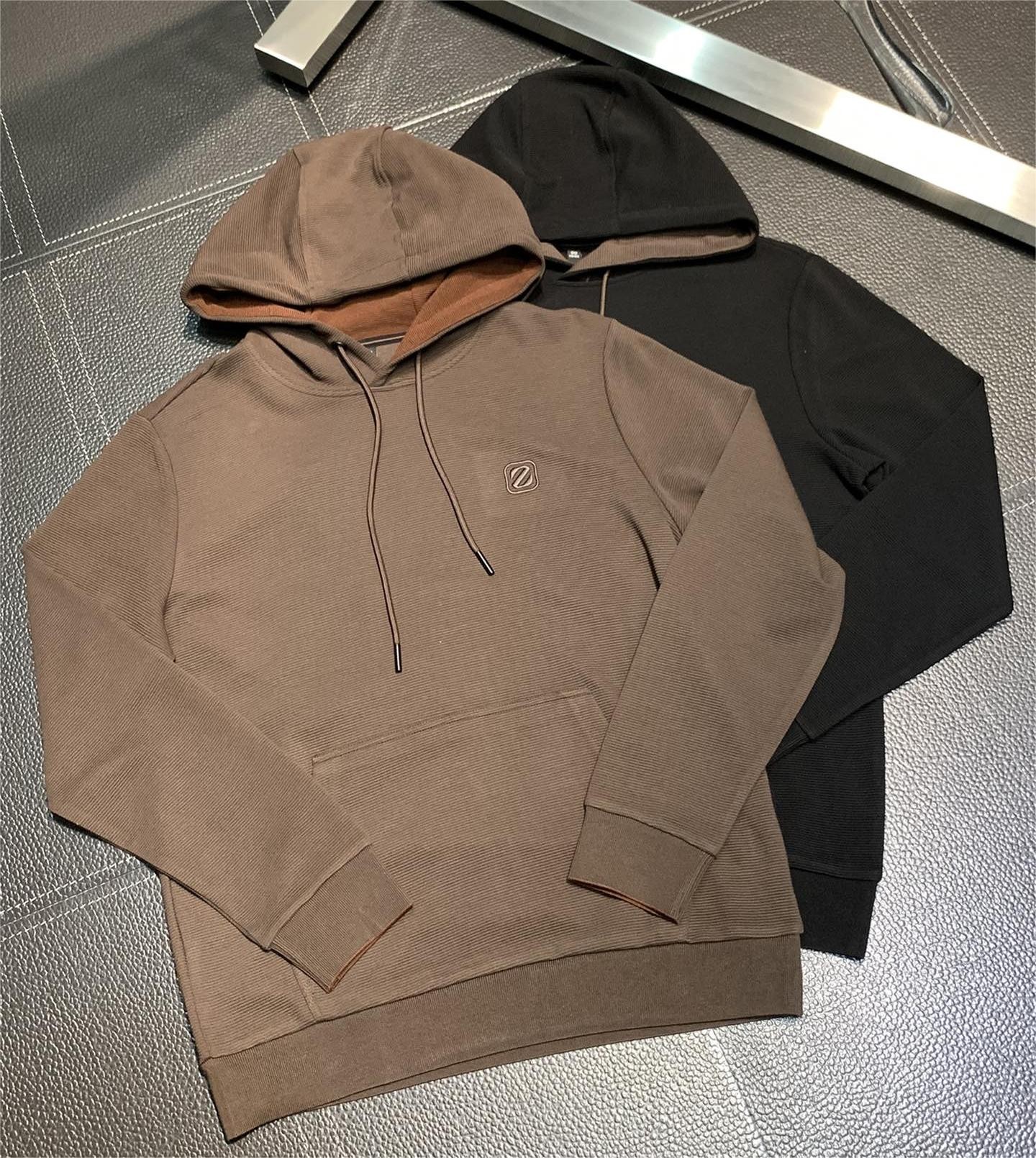 Zegna Men's casual hooded sweatshirt