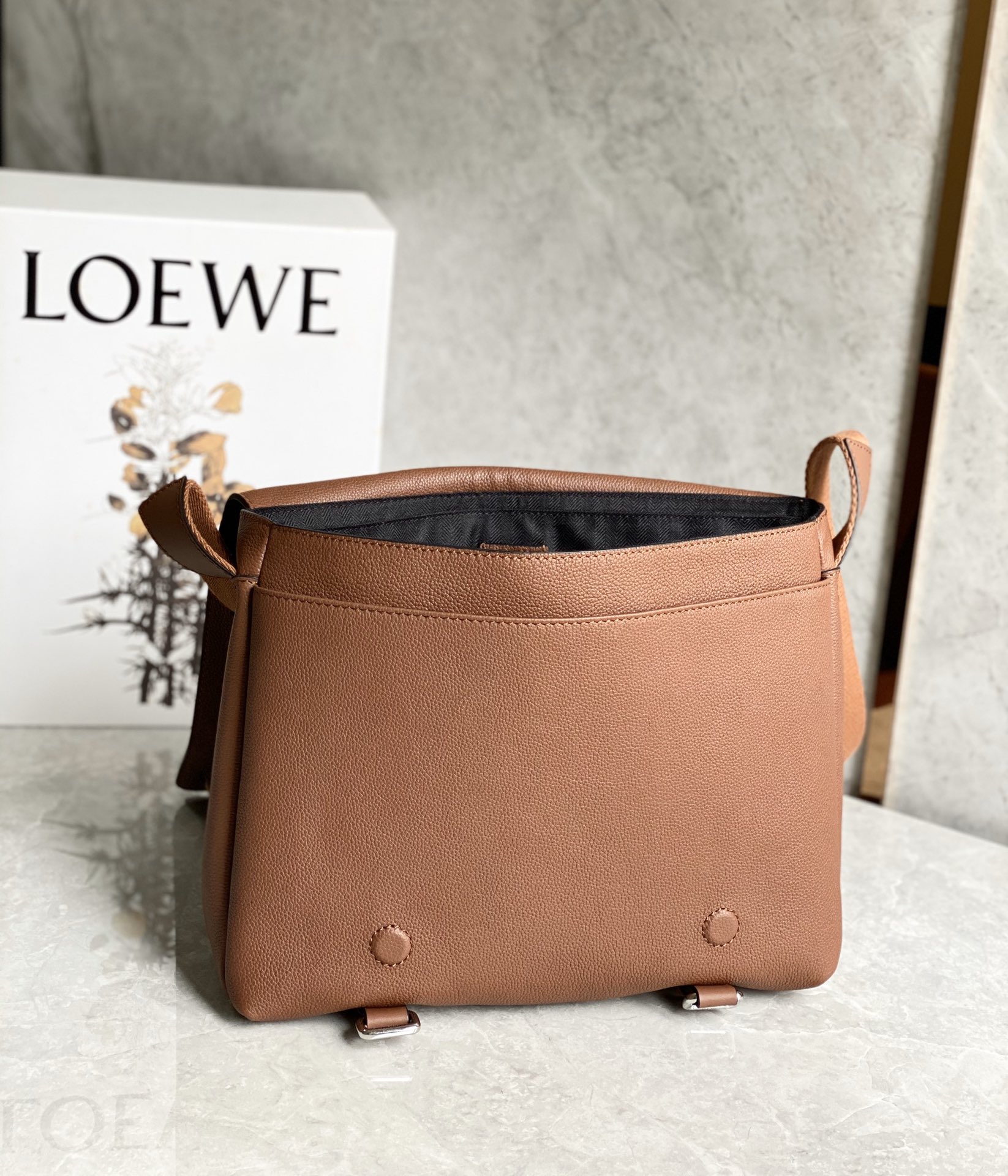 LOEWE latest military messenger bag
