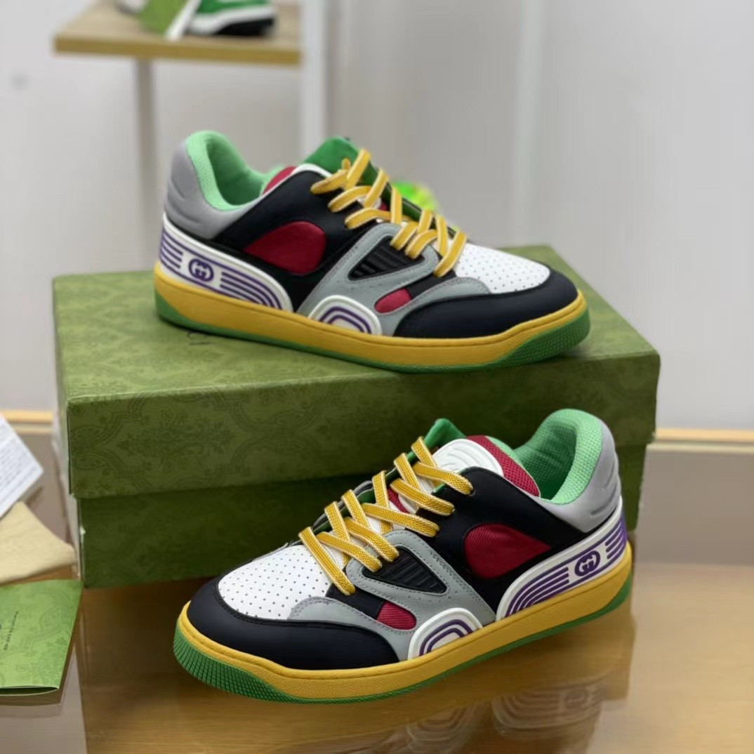 Gucci sneakers Cowhide+Breathable mesh