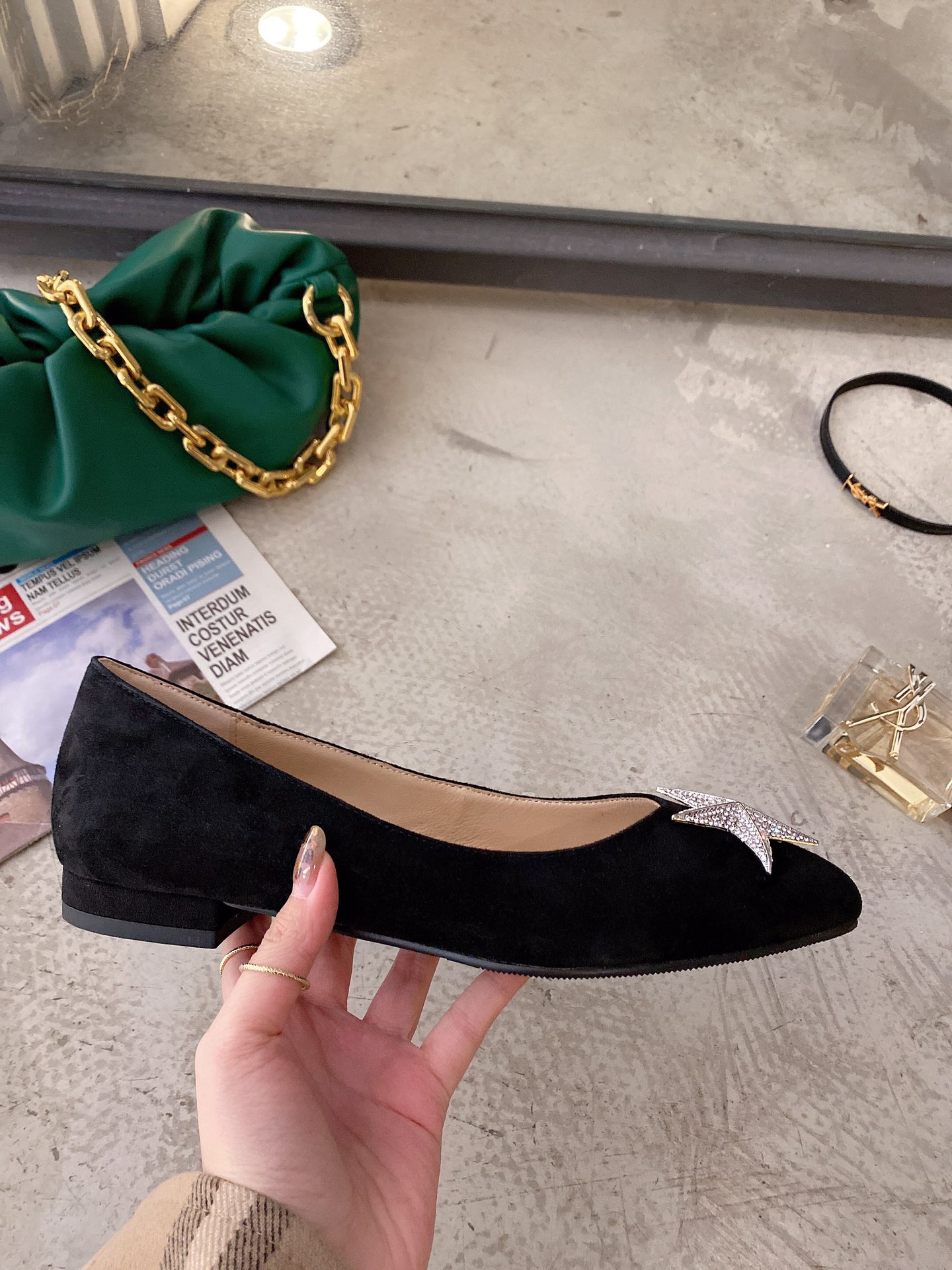 Stuart Weitzman Stuart Weitzman 2021ss early spring new single shoes sheep game leather