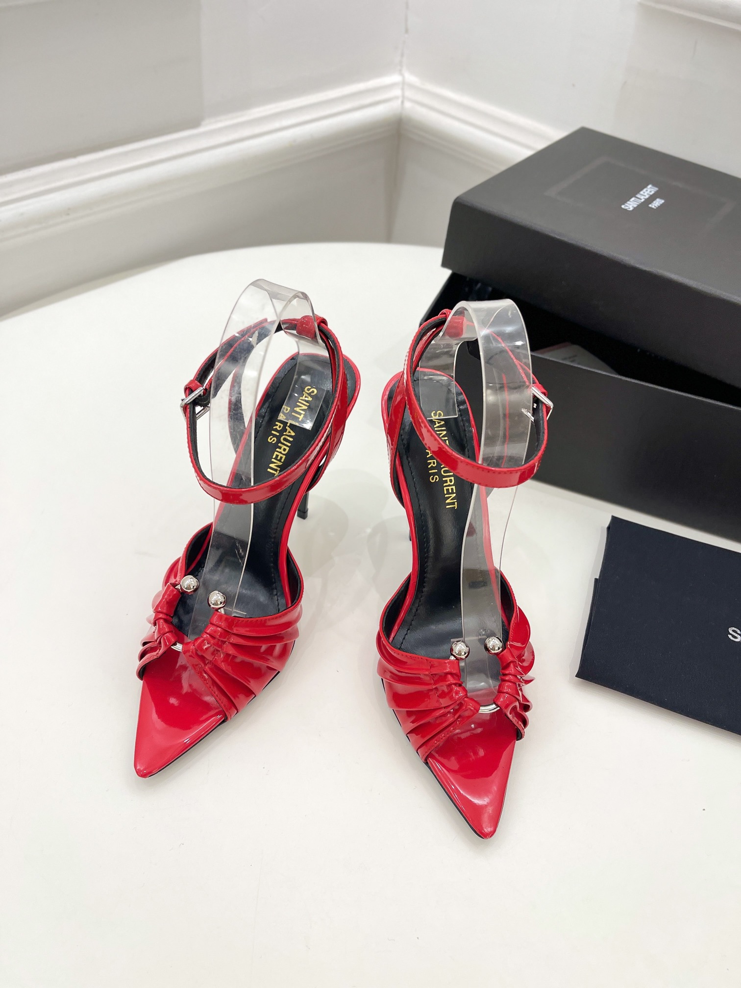 𝙎𝙖𝙞𝙣𝙩 𝙇𝙖𝙪𝙧𝙚𝙣𝙩 | 𝟐𝟎𝟐𝟏/𝐒𝐒 𝐧𝐞𝐰 YSL｜Roland 2022/fw early spring new baked high heels