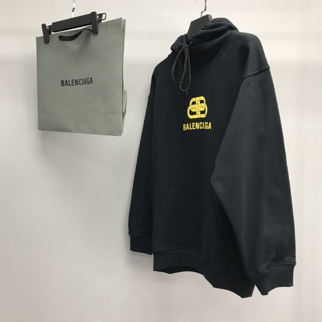 Balenciaga lock hooded sweatshirt