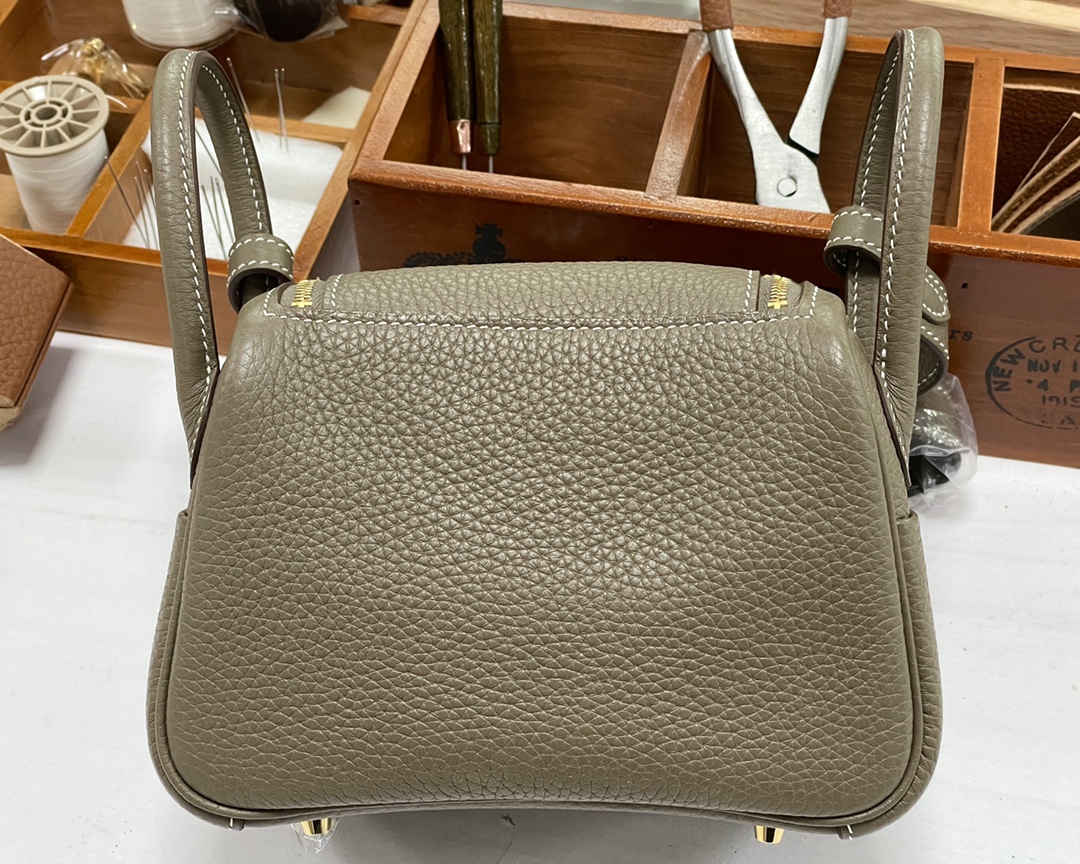 mini lindy Elephant gray original leather