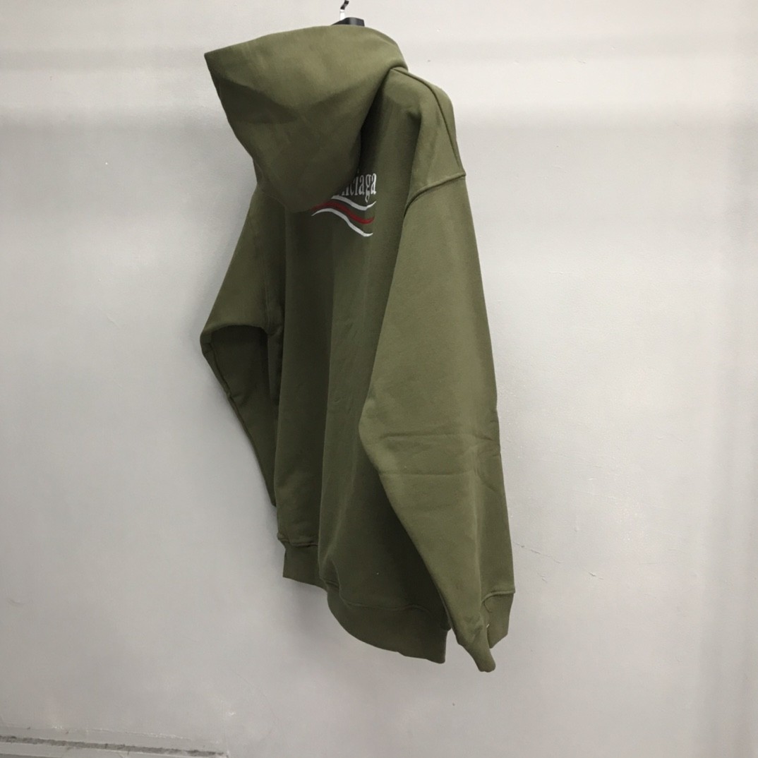 Balenciaga cola lettered hoodie