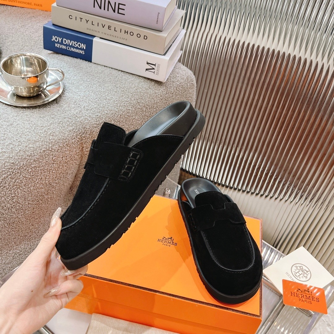 Hermes Birkenstock Slides