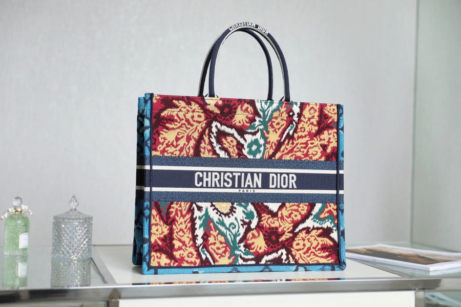 DIOR TOTE Paisley Blue