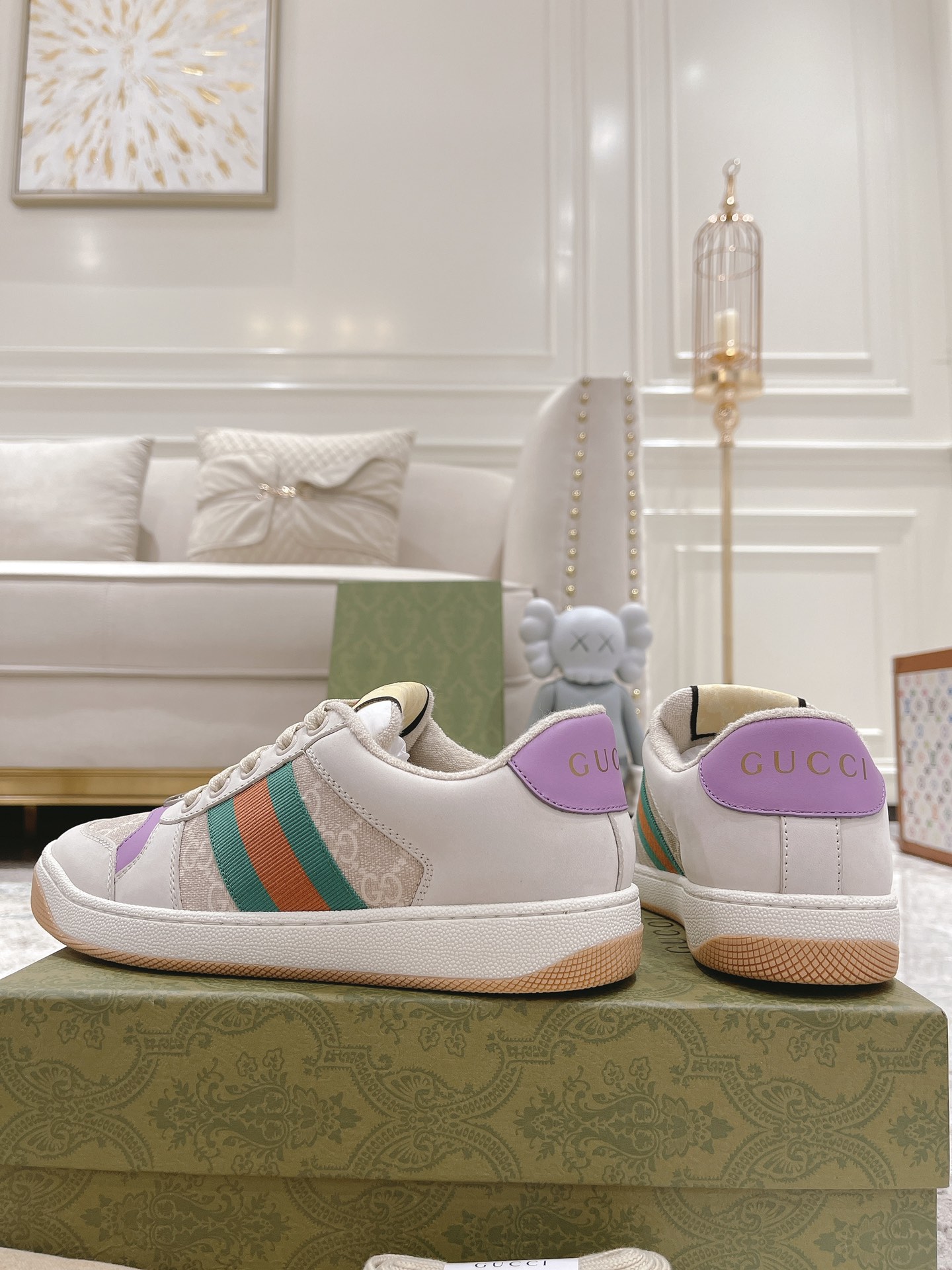 Gucci new upgraded small dirty shoes couple models