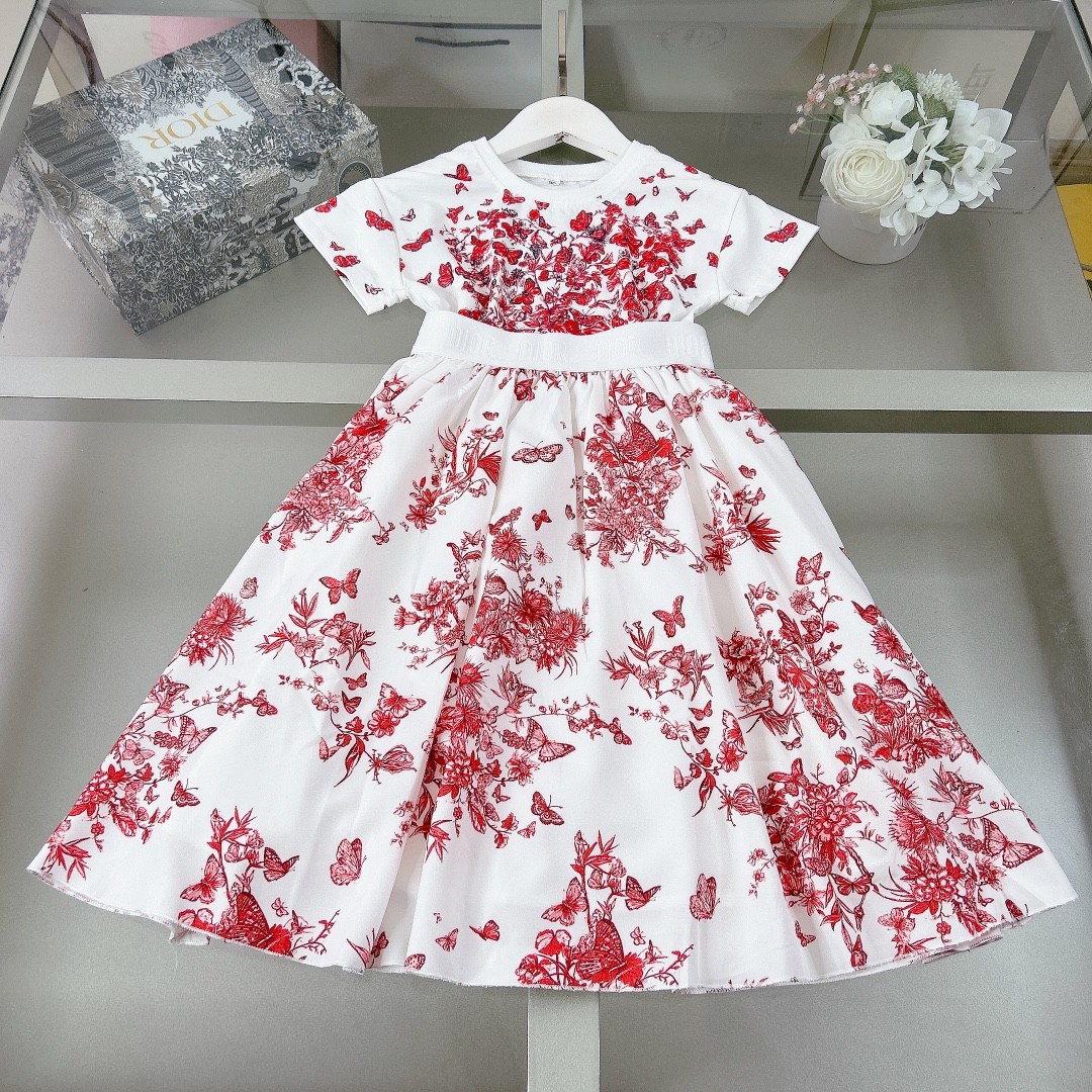 Dior spring and summer girls skirt suit