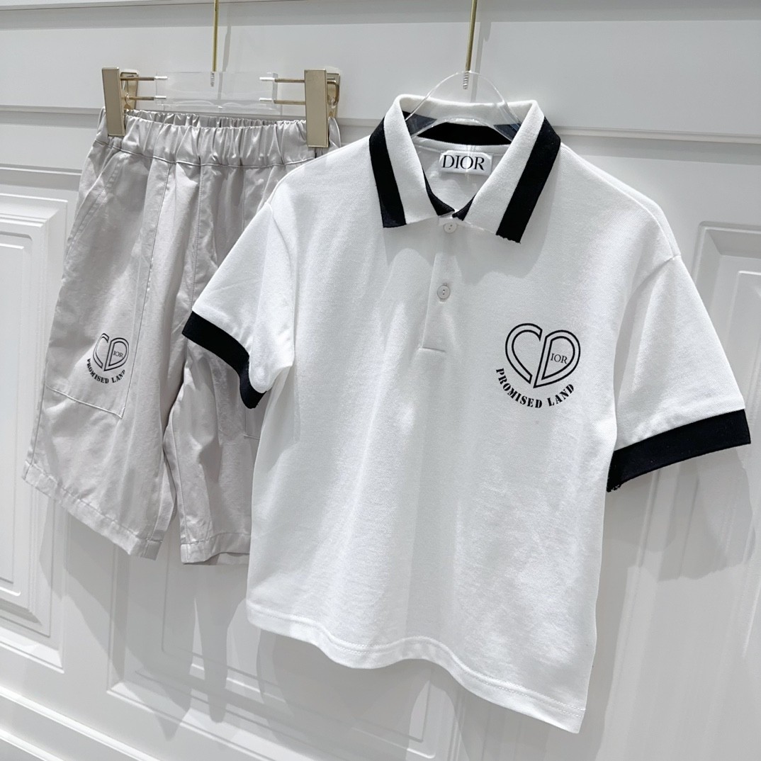 2024 Dior children's cotton suit