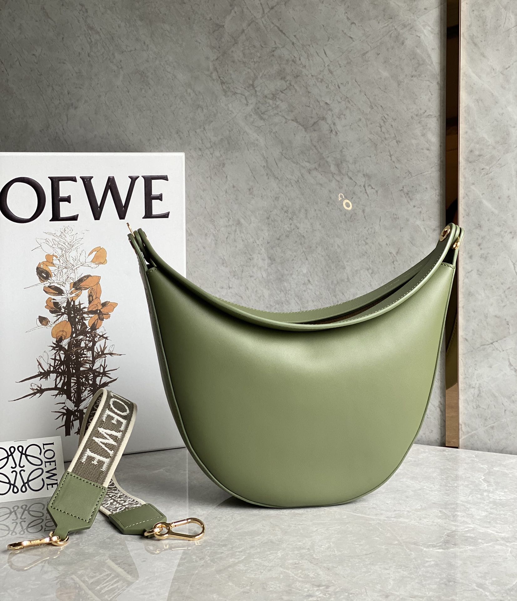 LOEWE Luna moon bag