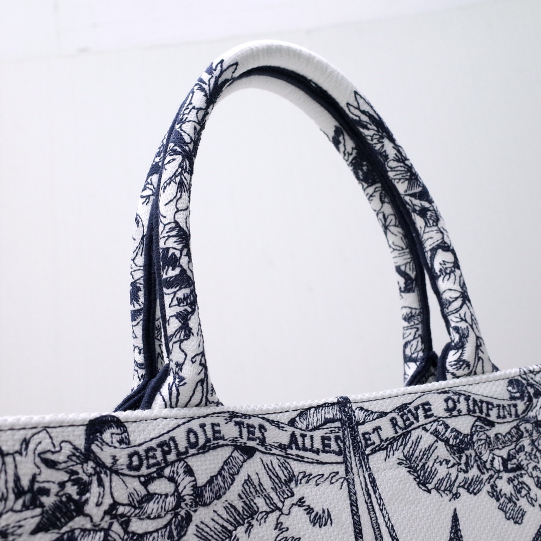 DIOR TOTE oblique vintage print