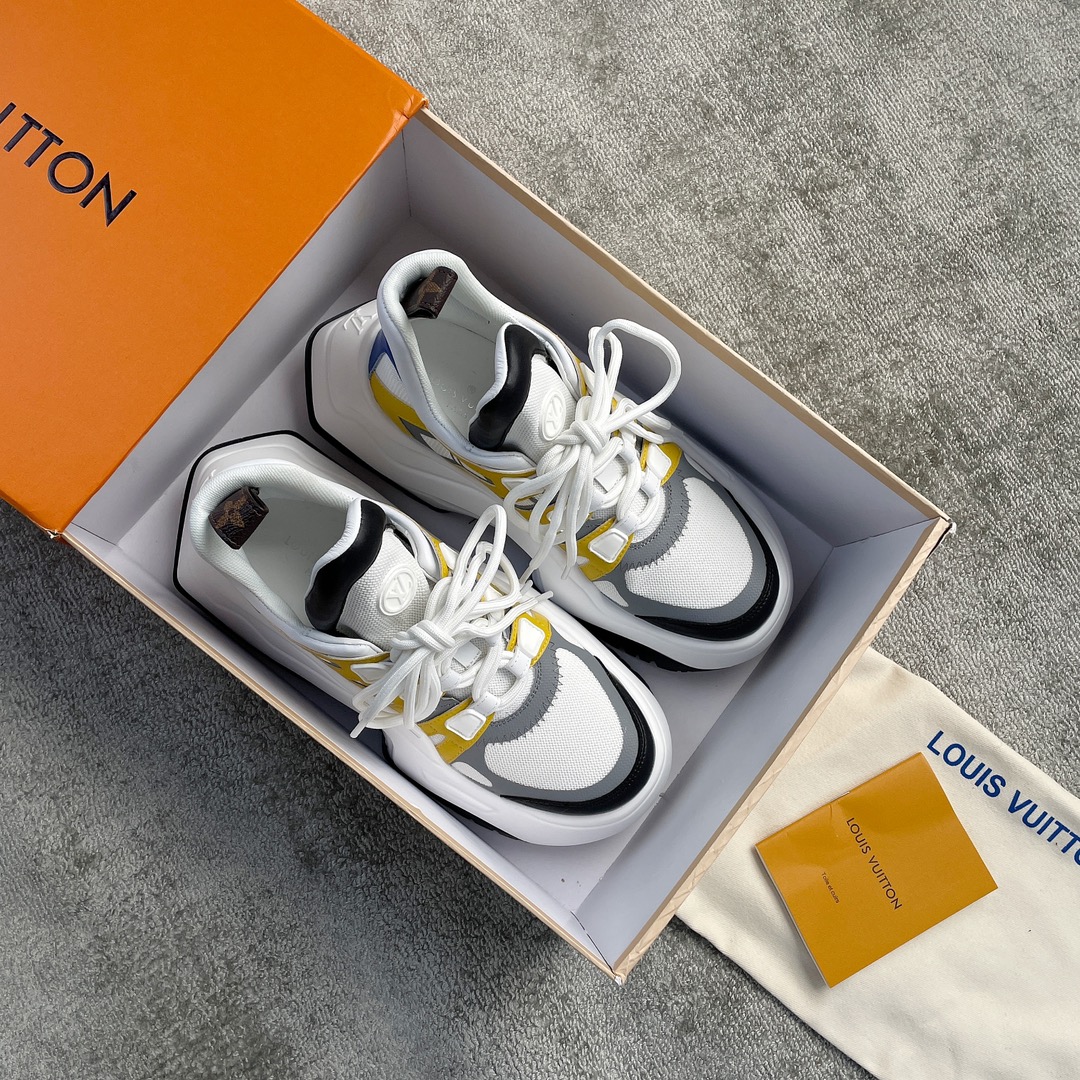 Louis Vuitton trainer platform shoes