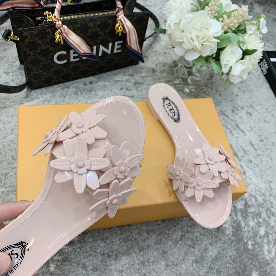 TOD'S 𝙏𝙊𝘿𝙎 2021 summer classic explosive new fabric counter PVC material summer to the beach vacation the best choice