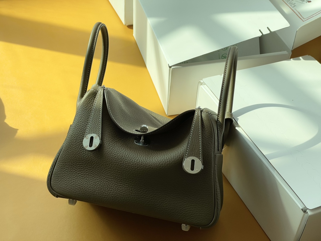 lindy26 elephant grey tc leather national grey