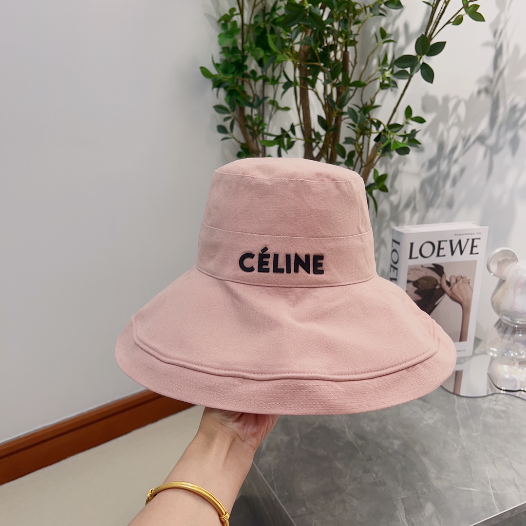 Celine-simple fisherman hat Classic customized special, fresh