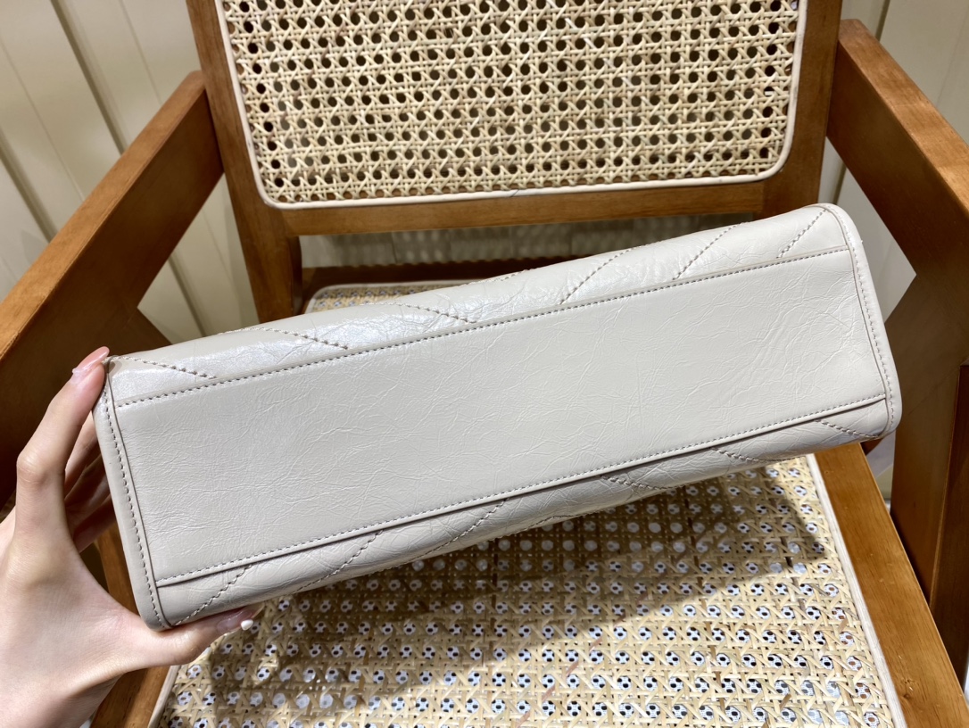 SAINT LAURENT 𝑵𝒊𝒌𝒊 𝒔𝒉𝒐𝒑𝒑𝒊𝒏𝒈 𝒃𝒂𝒈 #577999original leather.JD