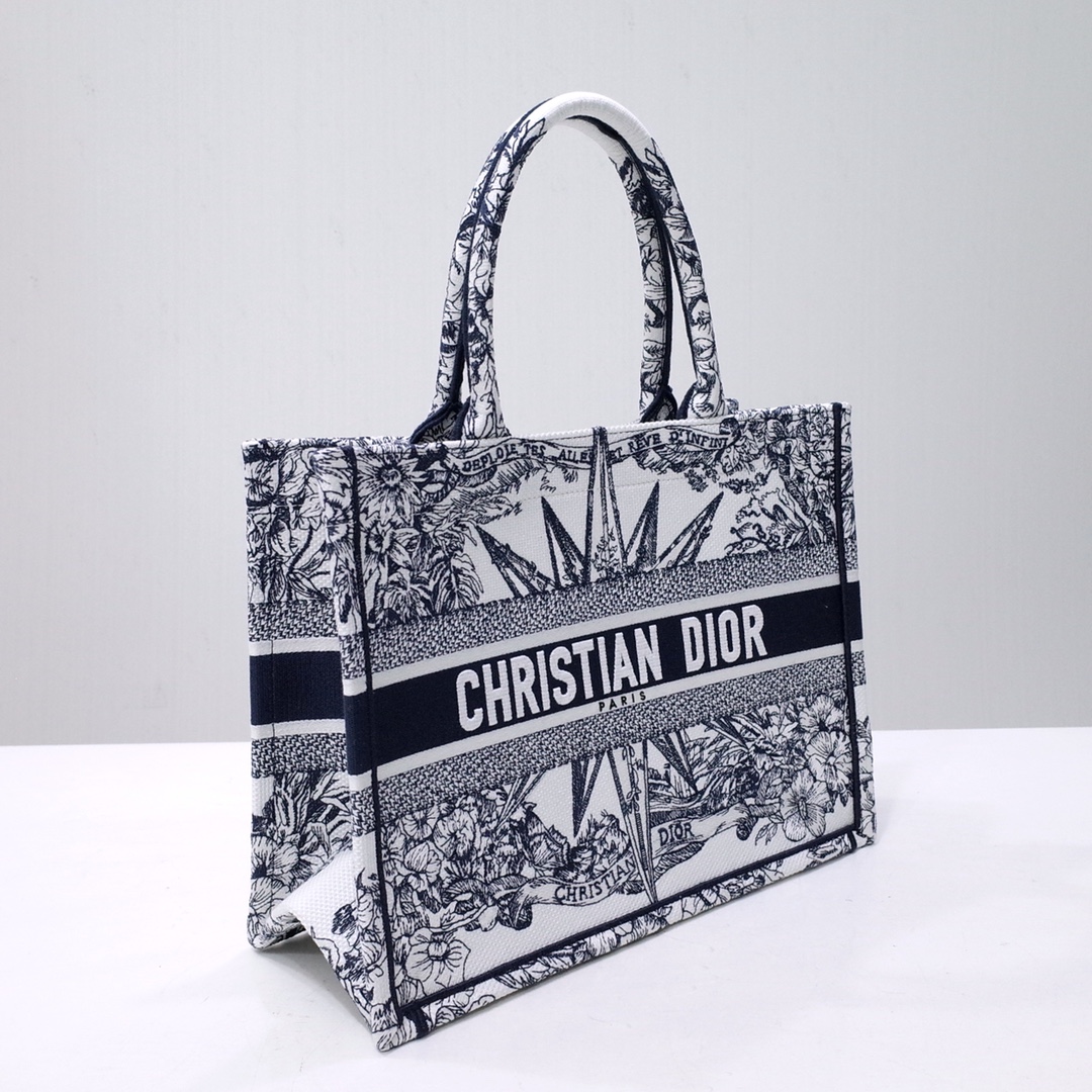 DIOR TOTE oblique vintage print