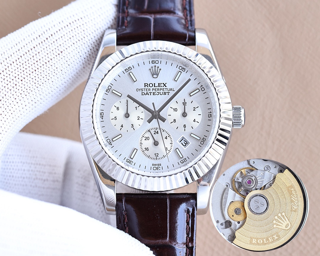 Rolex . The bezel adopts 48 Slovak diamonds